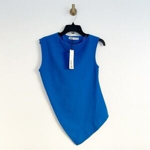 Zara Curved Hem Asymetric Sleeveless
